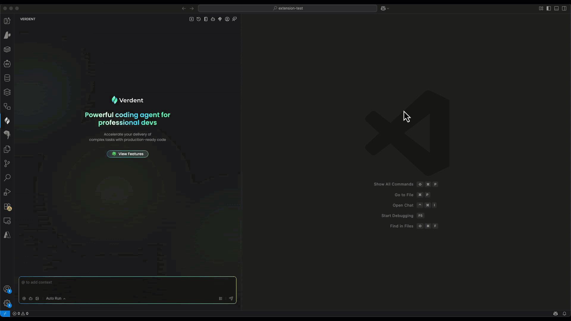 Planning in action with Verdent VSCode extension